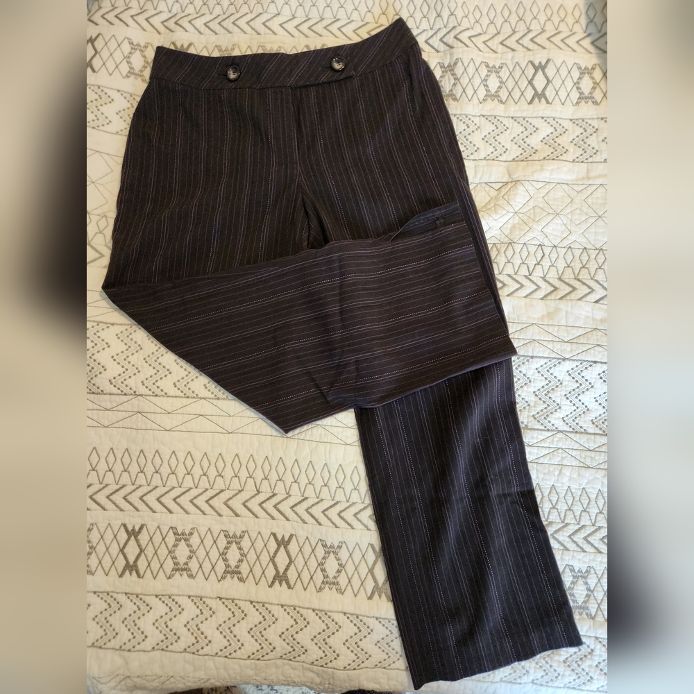 Dalia Stripped Gauchos